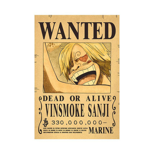 Vinsmoke Sanji - Avis de recherche