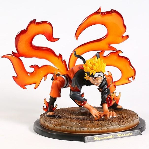 Figurine Naruto Uzumaki x 4 Queues - Naruto